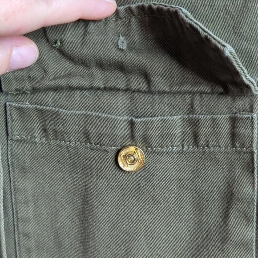 Forever 21  Army green button up jacket - Picture 3 of 8